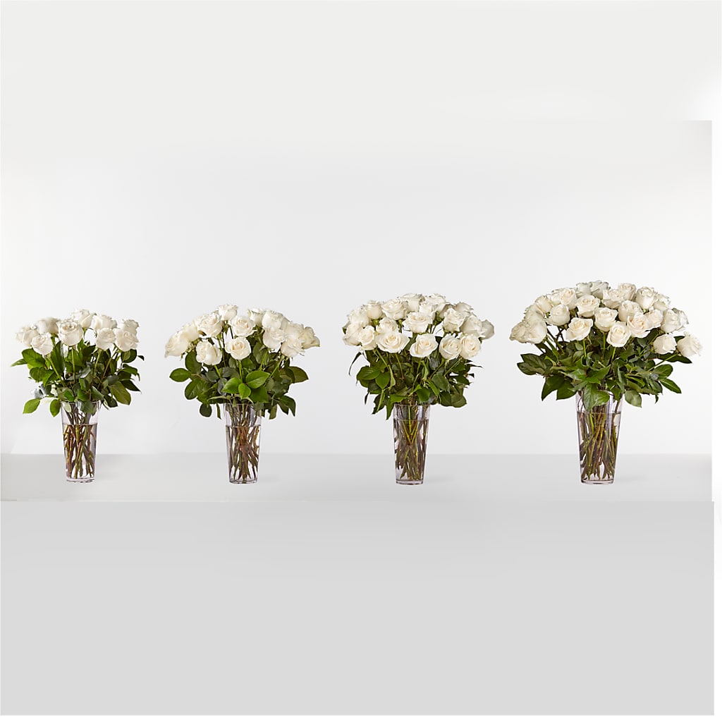 Long Stem White Rose Bouquet – ANTOSZYK'S GARDEN CENTER & FLORIST SHOP, Butler PA