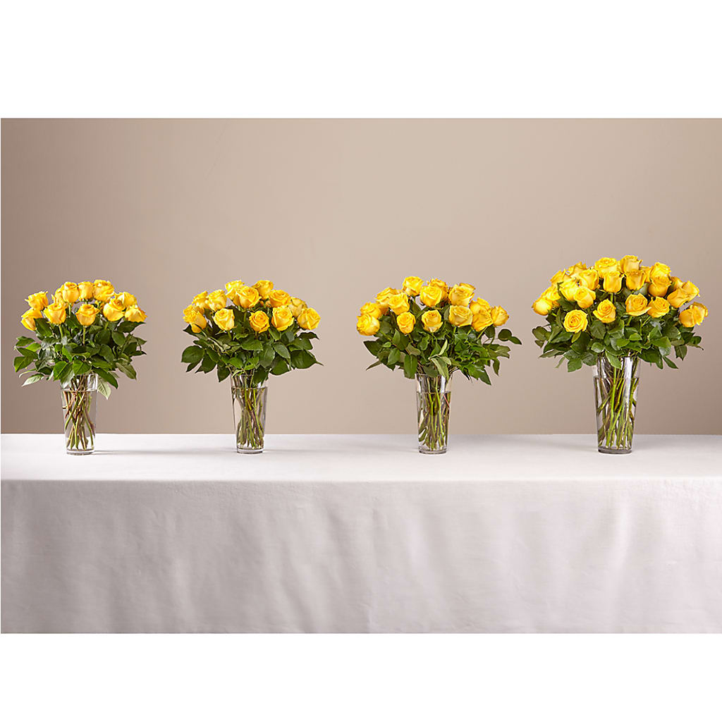 Long Stem Yellow Rose Bouquet – ANTOSZYK'S GARDEN CENTER & FLORIST SHOP, Butler PA