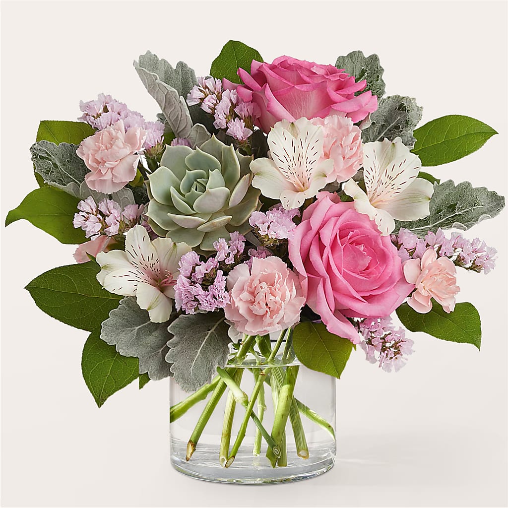 Dusty Rose Bouquet – ANTOSZYK'S GARDEN CENTER & FLORIST SHOP, Butler PA