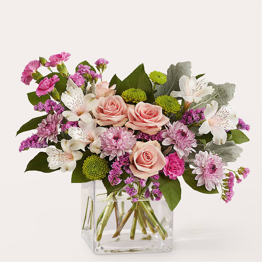 Pink Suede Bouquet – ANTOSZYK'S GARDEN CENTER & FLORIST SHOP, Butler PA