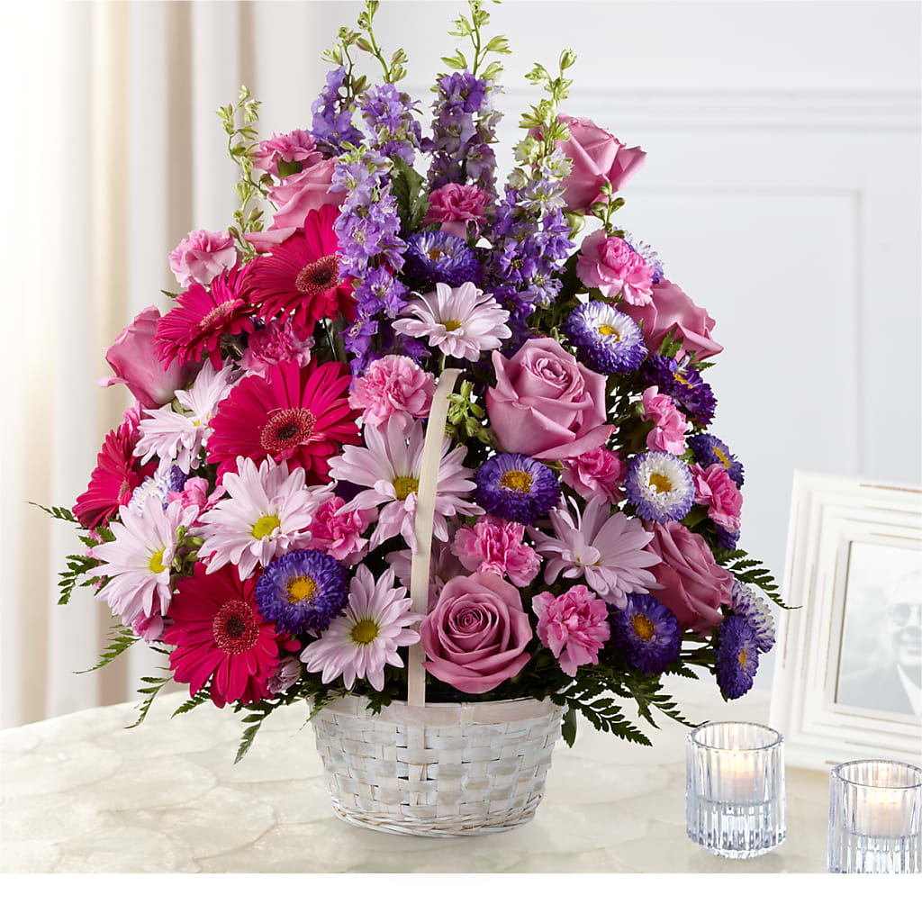 Pastel Peace Basket – ANTOSZYK'S GARDEN CENTER & FLORIST SHOP, Butler PA