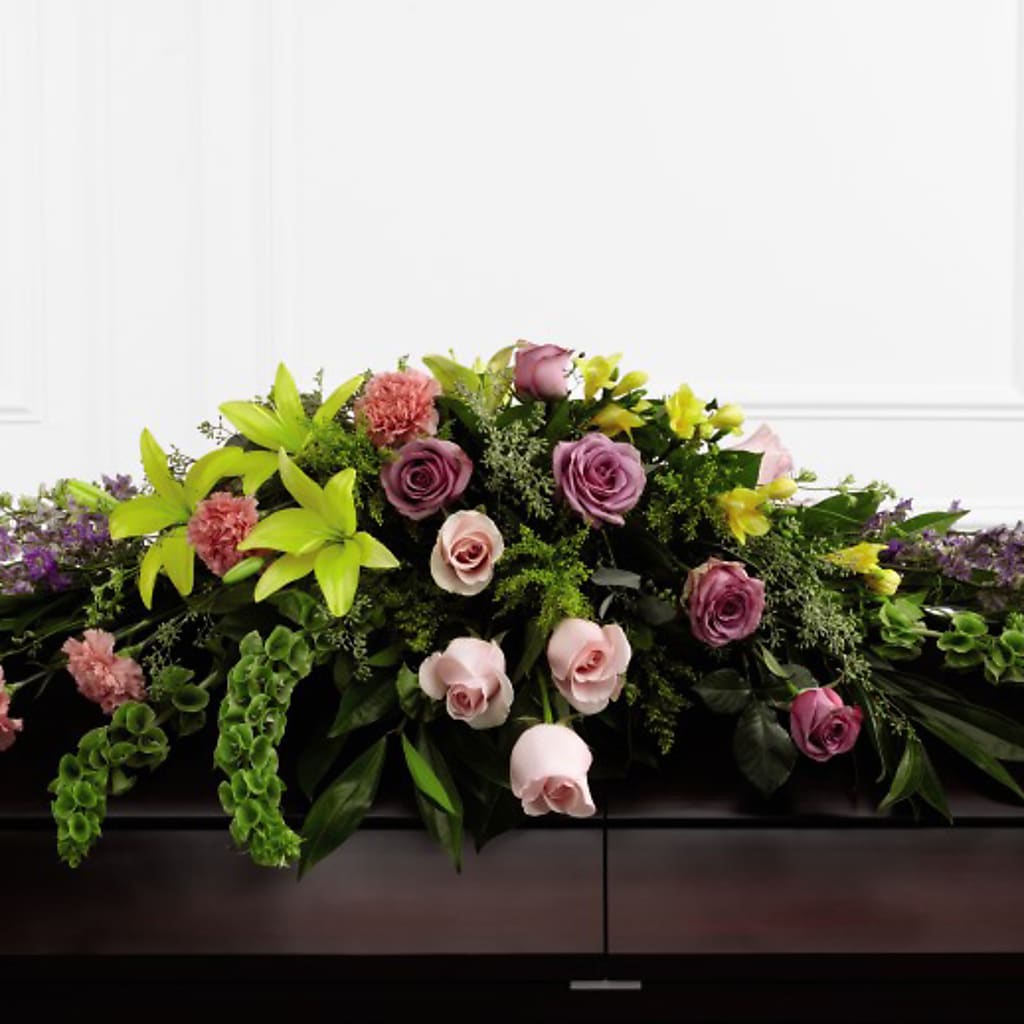 Forever Beloved Casket Spray – ANTOSZYK'S GARDEN CENTER & FLORIST SHOP, Butler PA