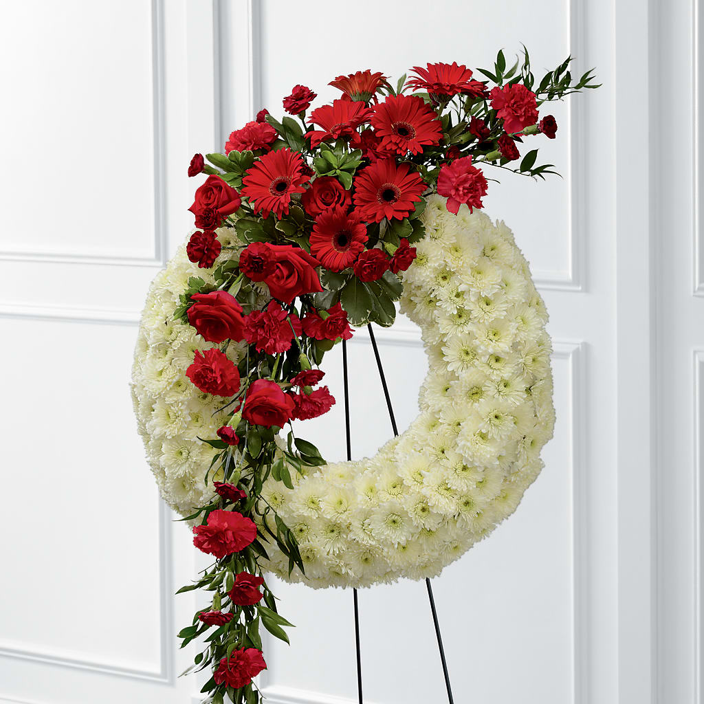 Graceful Tribute Wreath – ANTOSZYK'S GARDEN CENTER & FLORIST SHOP, Butler PA