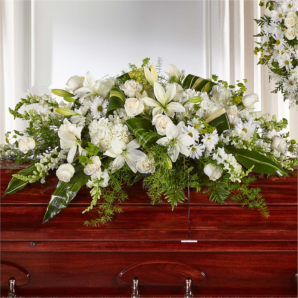Abundance Casket Spray – ANTOSZYK'S GARDEN CENTER & FLORIST SHOP, Butler PA