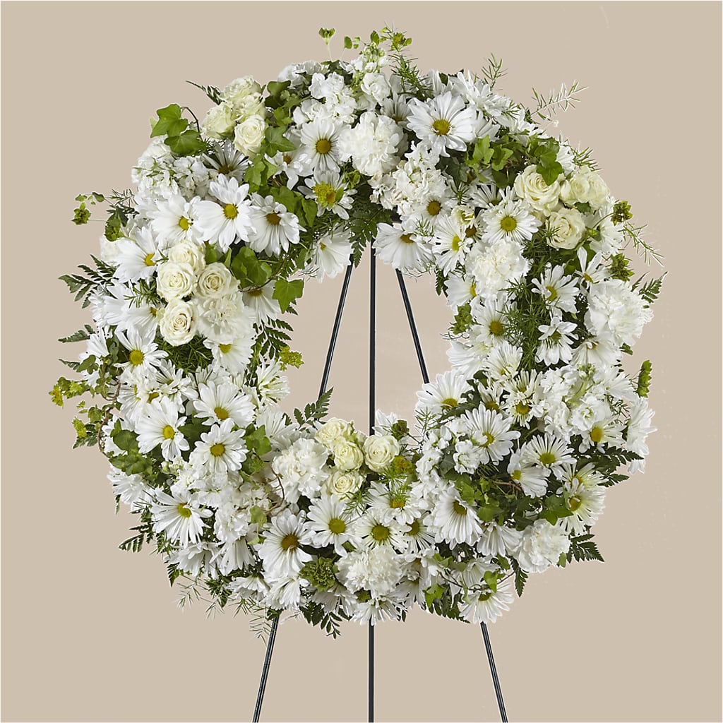 Faithful Wishes Wreath – ANTOSZYK'S GARDEN CENTER & FLORIST SHOP, Butler PA