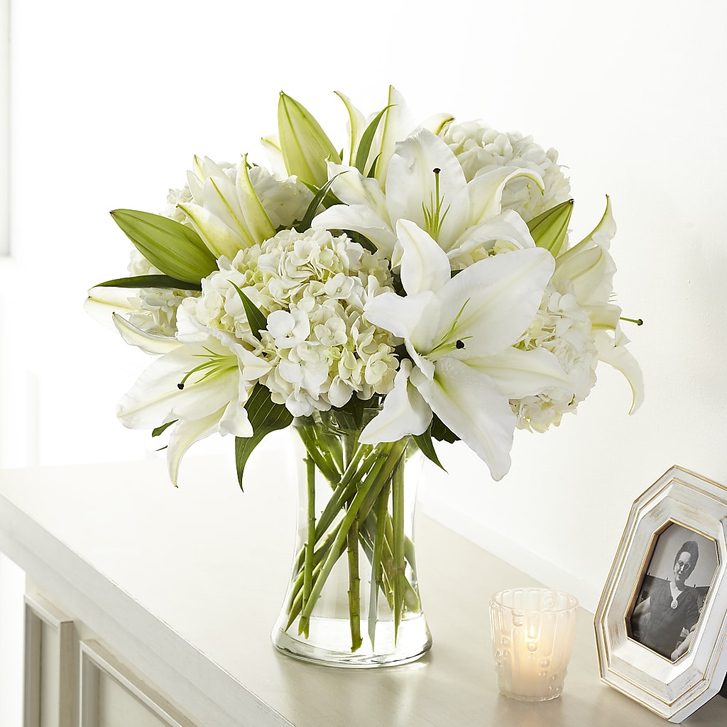 Compassionate Lily Bouquet – ANTOSZYK'S GARDEN CENTER & FLORIST SHOP, Butler PA