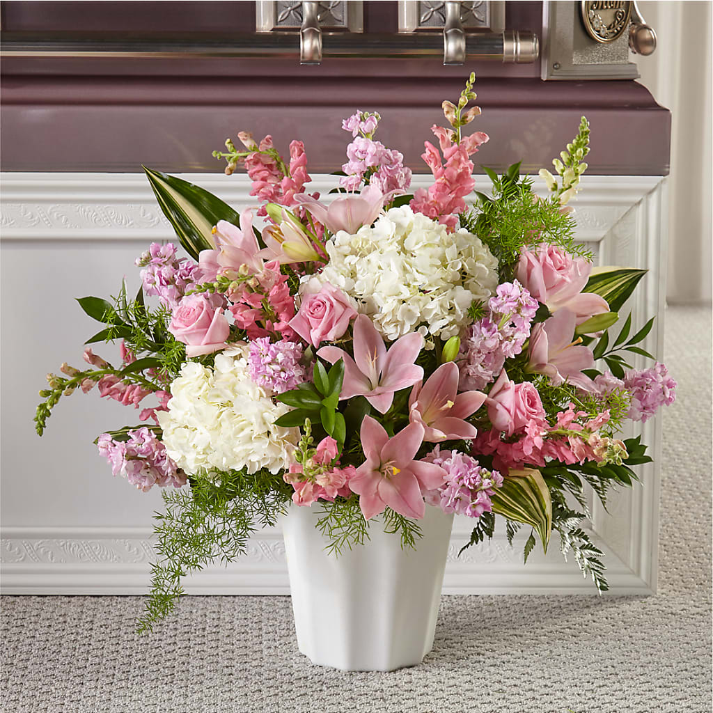 Simply Serene Floor Basket – ANTOSZYK'S GARDEN CENTER & FLORIST SHOP, Butler PA