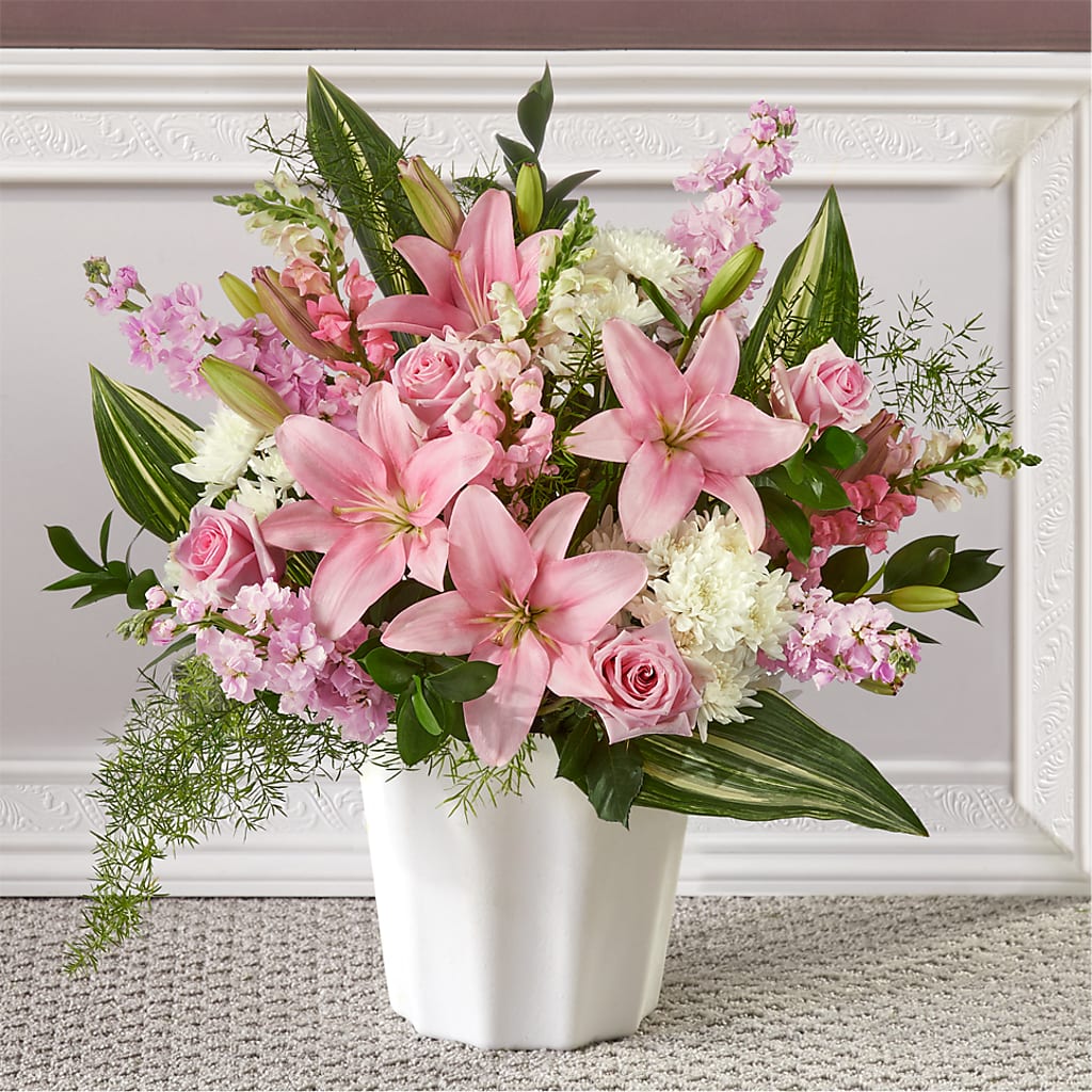 Simply Serene Floor Basket – ANTOSZYK'S GARDEN CENTER & FLORIST SHOP, Butler PA