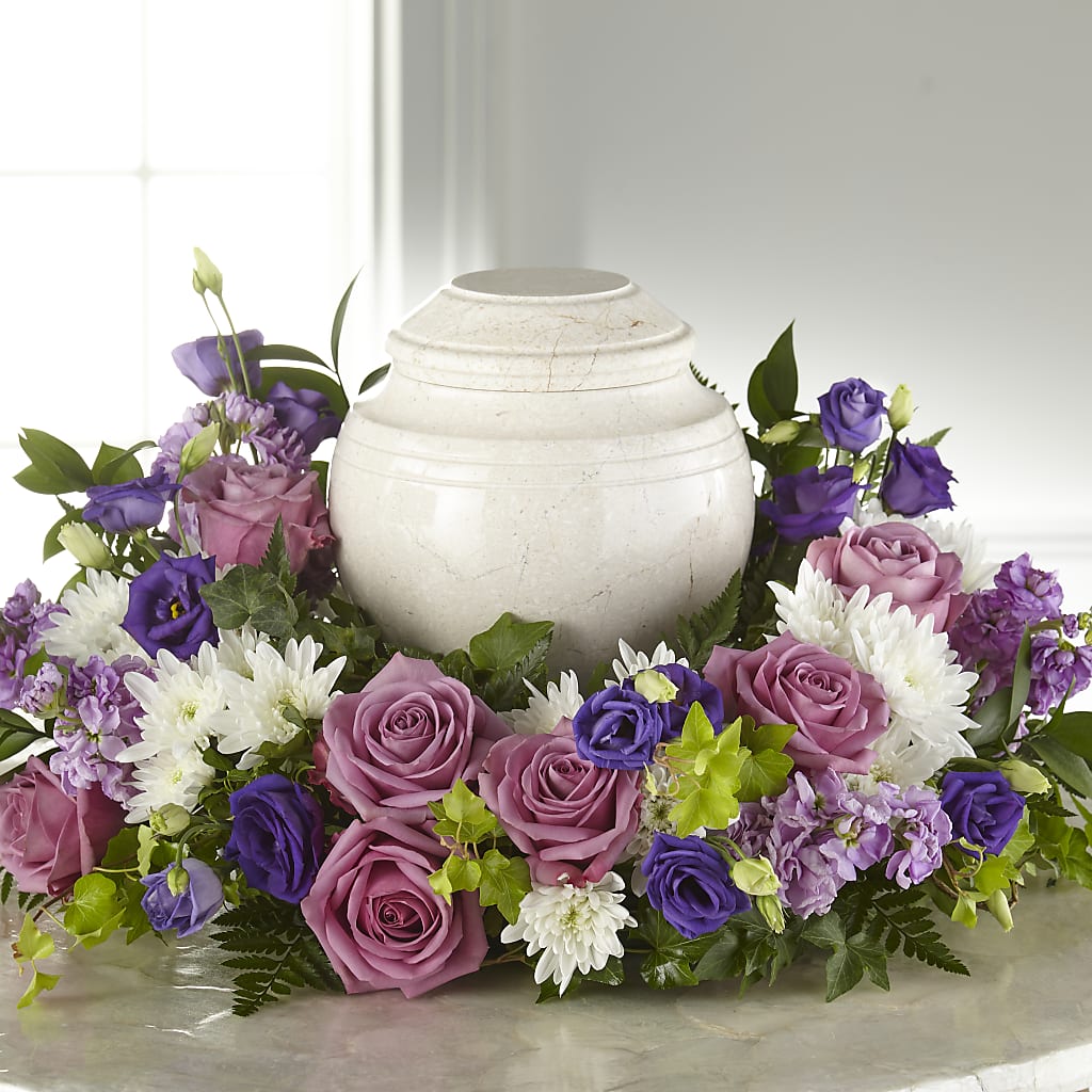 Blooming Sympathy Cremation Adornment – ANTOSZYK'S GARDEN CENTER & FLORIST SHOP, Butler PA