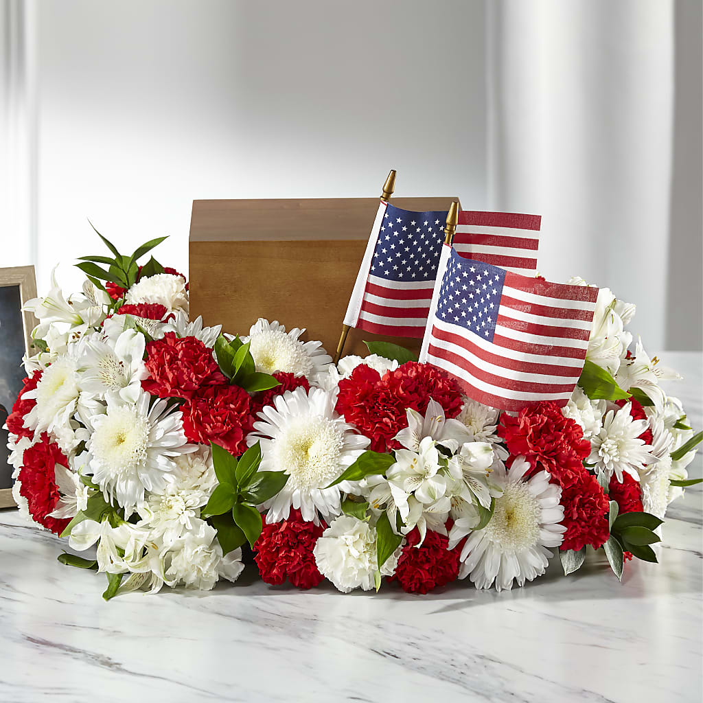 Spirit of Patriotism Cremation Adornment – ANTOSZYK'S GARDEN CENTER & FLORIST SHOP, Butler PA