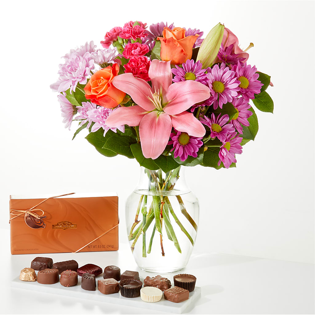 One and Only Bouquet and Chocolate Bundle – ANTOSZYK'S GARDEN CENTER & FLORIST SHOP, Butler PA