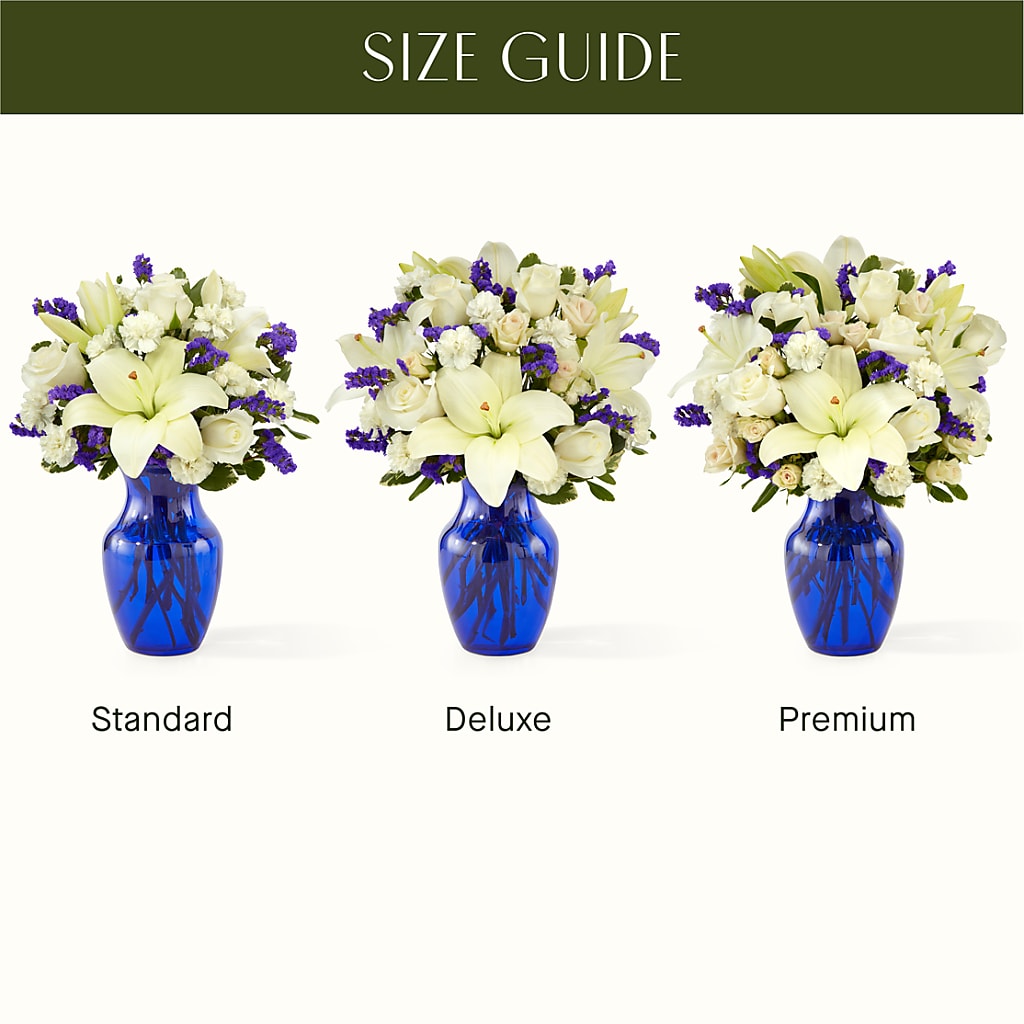 Sapphire Rush Bouquet – ANTOSZYK'S GARDEN CENTER & FLORIST SHOP, Butler PA