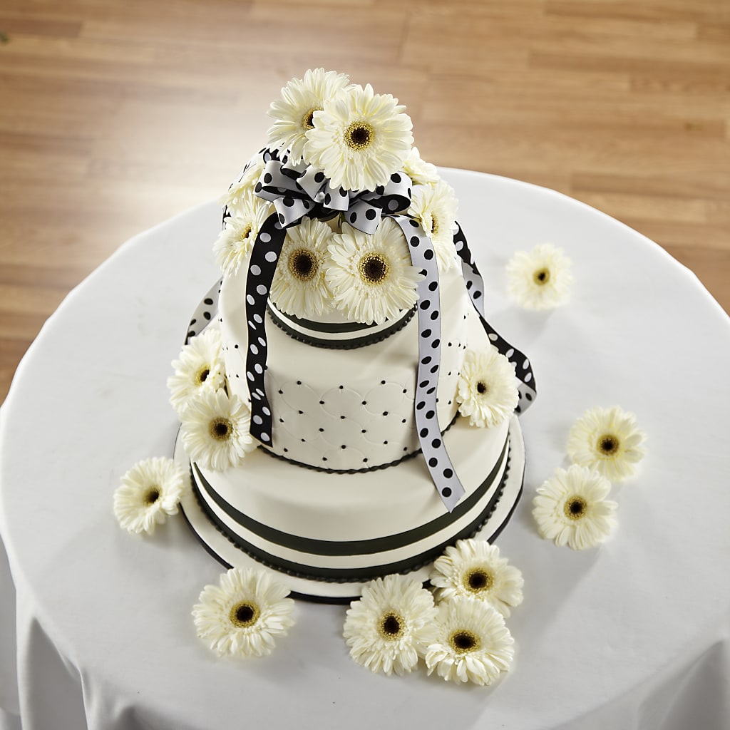 Simple Sophistication Cake Décor – ANTOSZYK'S GARDEN CENTER & FLORIST SHOP, Butler PA