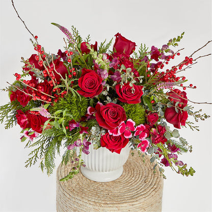 Big Red Bow Bouquet – ANTOSZYK'S GARDEN CENTER & FLORIST SHOP, Butler PA