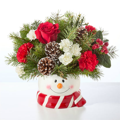 Jolly Snowman Bouquet – ANTOSZYK'S GARDEN CENTER & FLORIST SHOP, Butler PA