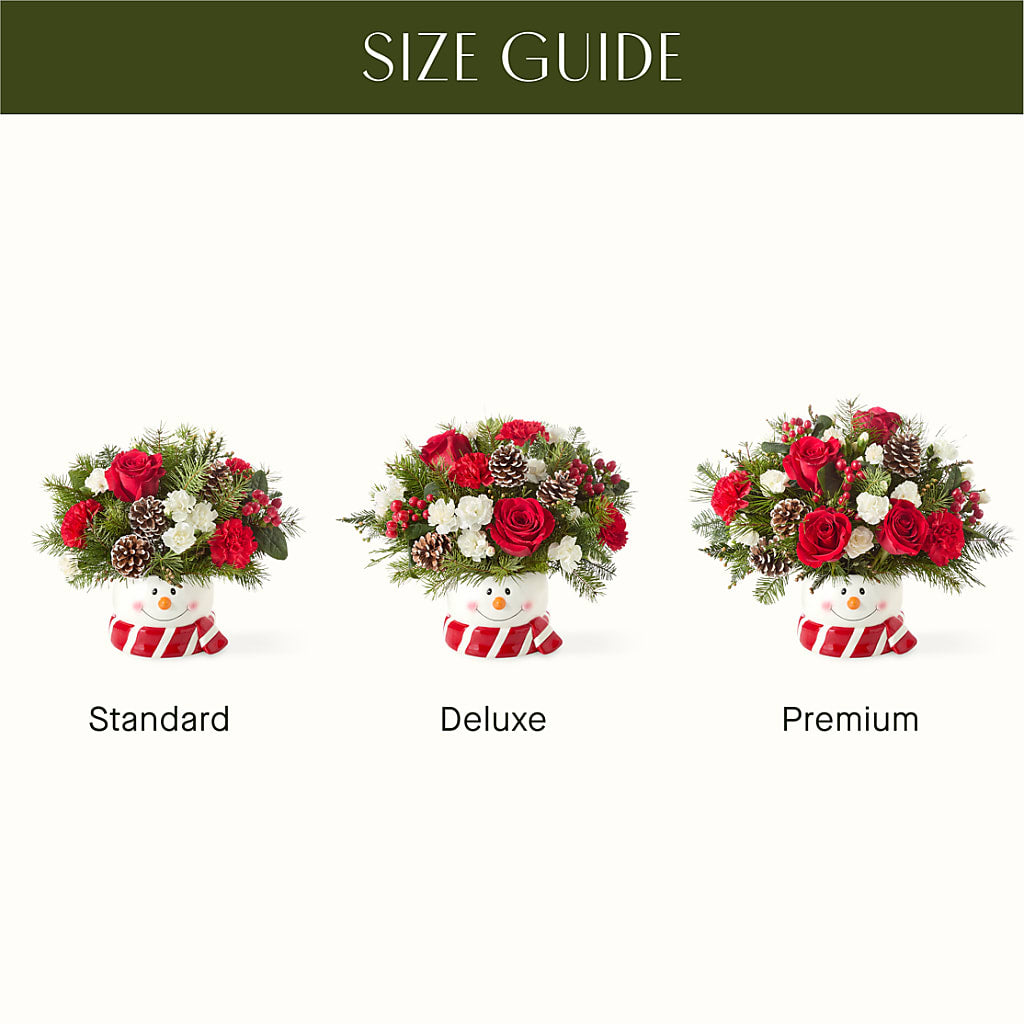 Jolly Snowman Bouquet – ANTOSZYK'S GARDEN CENTER & FLORIST SHOP, Butler PA