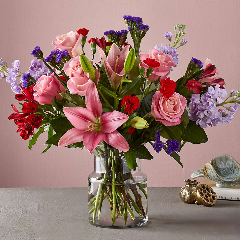 Romantique Bouquet – lavender, pink, purple, red flower