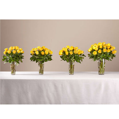 Long Stem Yellow Rose Bouquet – ANTOSZYK'S GARDEN CENTER & FLORIST SHOP, Butler PA