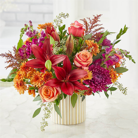 Burgundy Landscape Bouquet – ANTOSZYK'S GARDEN CENTER & FLORIST SHOP, Butler PA