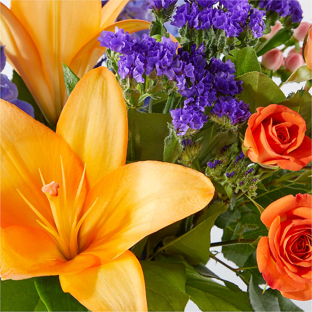Radiant Citrus Bouquet – ANTOSZYK'S GARDEN CENTER & FLORIST SHOP, Butler PA