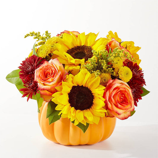 Golden Gourd Pumpkin Bouquet – ANTOSZYK'S GARDEN CENTER & FLORIST SHOP, Butler PA