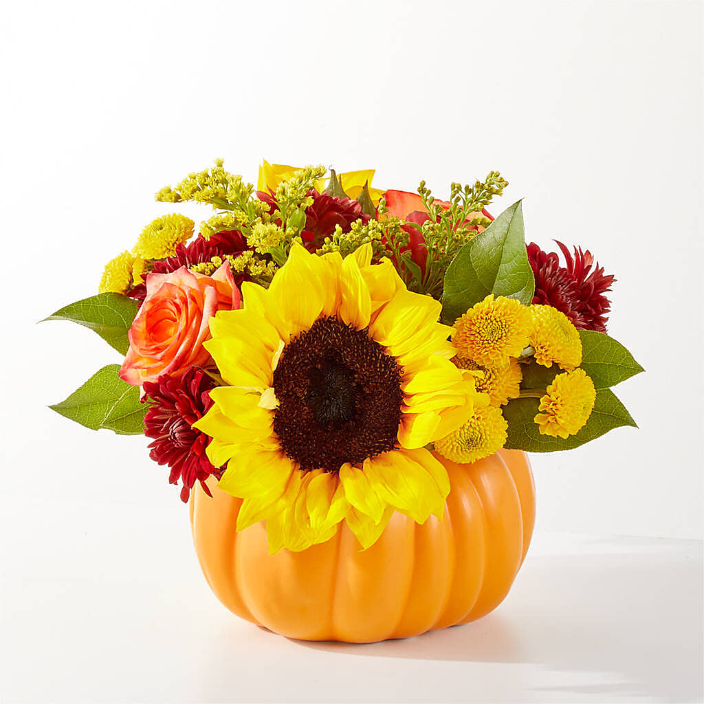 Golden Gourd Pumpkin Bouquet – ANTOSZYK'S GARDEN CENTER & FLORIST SHOP, Butler PA