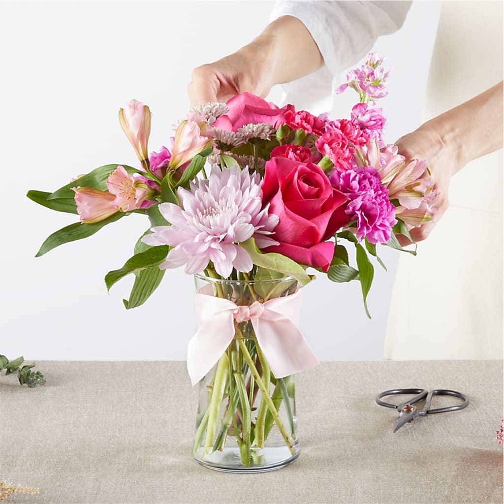 Pink Ribbon - A Florist Original – ANTOSZYK'S GARDEN CENTER & FLORIST SHOP, Butler PA
