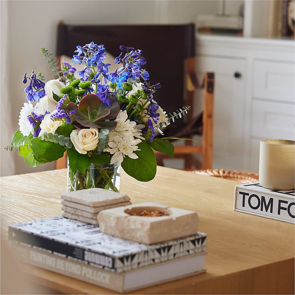 Cerulean Waves Bouquet – ANTOSZYK'S GARDEN CENTER & FLORIST SHOP, Butler PA