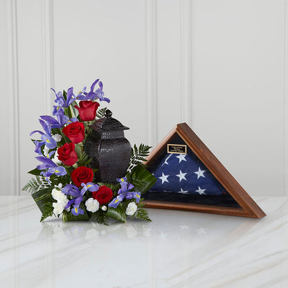Patriotic Tribute Arrangement – ANTOSZYK'S GARDEN CENTER & FLORIST SHOP, Butler PA