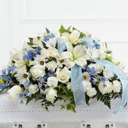 Tender Treasure Casket Spray – ANTOSZYK'S GARDEN CENTER & FLORIST SHOP, Butler PA