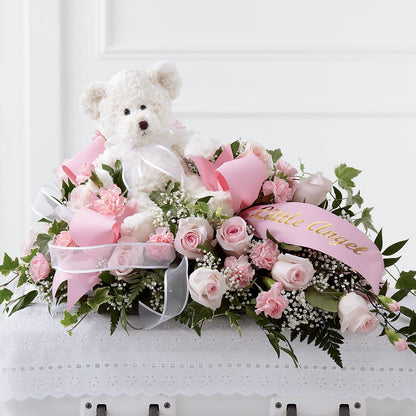 Touch of Sympathy Casket Spray – ANTOSZYK'S GARDEN CENTER & FLORIST SHOP, Butler PA