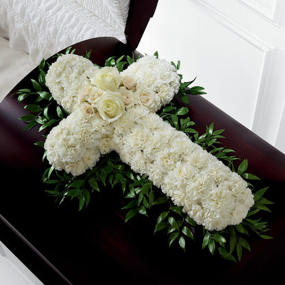 Peaceful Memories Casket Spray (Standard) – ANTOSZYK'S GARDEN CENTER & FLORIST SHOP, Butler PA