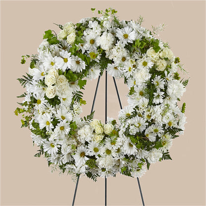 Faithful Wishes Wreath – ANTOSZYK'S GARDEN CENTER & FLORIST SHOP, Butler PA