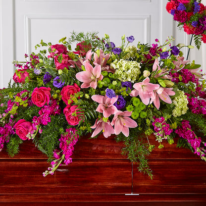Radiant Tribute Casket Spray – ANTOSZYK'S GARDEN CENTER & FLORIST SHOP, Butler PA