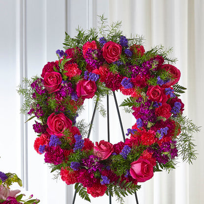 Calming Colors Wreath – ANTOSZYK'S GARDEN CENTER & FLORIST SHOP, Butler PA