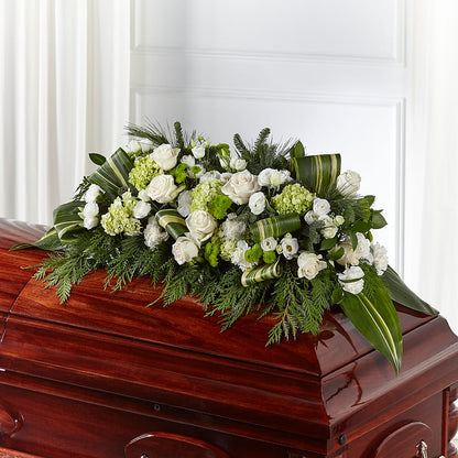 Hopeful Gesture Casket Spray – ANTOSZYK'S GARDEN CENTER & FLORIST SHOP, Butler PA