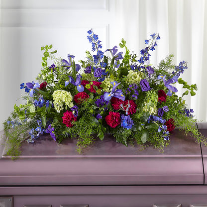 Always Treasured Casket Spray – ANTOSZYK'S GARDEN CENTER & FLORIST SHOP, Butler PA