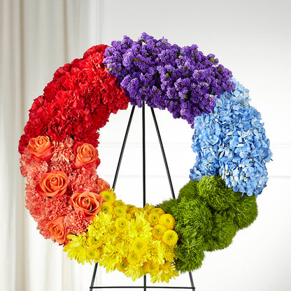 Circle of Love Wreath – ANTOSZYK'S GARDEN CENTER & FLORIST SHOP, Butler PA