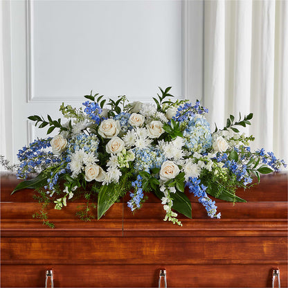 Timeless Essence Casket Spray – ANTOSZYK'S GARDEN CENTER & FLORIST SHOP, Butler PA