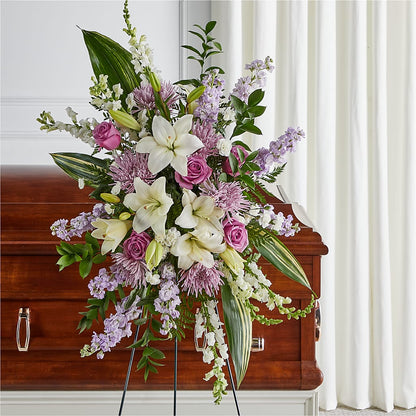Grateful Hearts Standing Spray – ANTOSZYK'S GARDEN CENTER & FLORIST SHOP, Butler PA