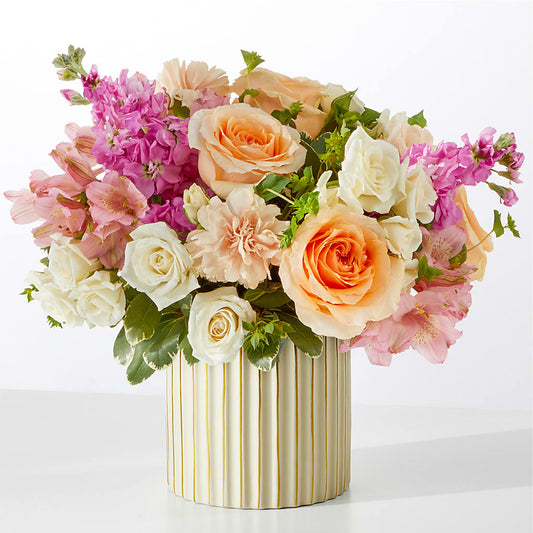 Paradise Bouquet with Ivory Vase – ANTOSZYK'S GARDEN CENTER & FLORIST SHOP, Butler PA