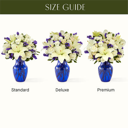 Sapphire Rush Bouquet – ANTOSZYK'S GARDEN CENTER & FLORIST SHOP, Butler PA
