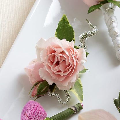 Pink Spray Rose Boutonniere – ANTOSZYK'S GARDEN CENTER & FLORIST SHOP, Butler PA