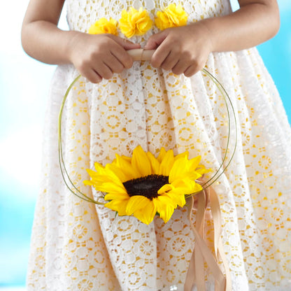 Sweet Sunshine Flower Girl Bouquet – ANTOSZYK'S GARDEN CENTER & FLORIST SHOP, Butler PA