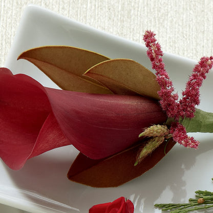 Red Calla Boutonniere – ANTOSZYK'S GARDEN CENTER & FLORIST SHOP, Butler PA