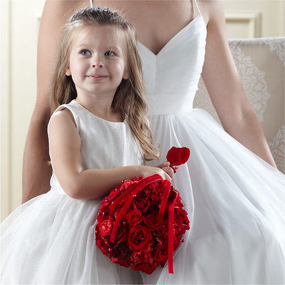 Pure at Heart Flower Girl Arrangement – ANTOSZYK'S GARDEN CENTER & FLORIST SHOP, Butler PA